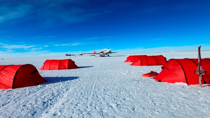 南極点キャンプ_南極観光