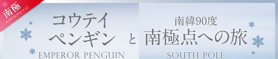 コウテイペンギンと南極点への旅