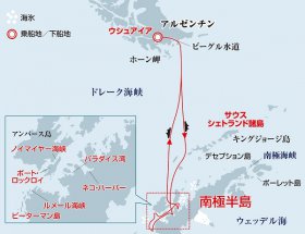 ホエールウォッチング：南極探検クルーズ11日間