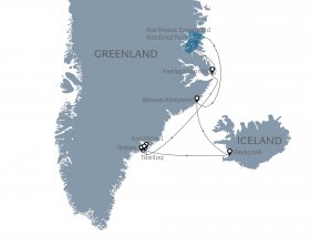 東グリーンランド探検クルーズ12日間
