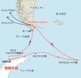 サウスジョージア島と南極半島探検クルーズ17日間