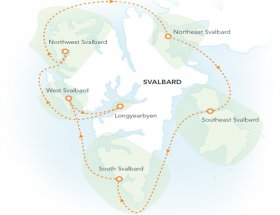 スヴァールバル諸島一周探検クルーズ10日間