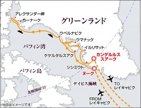 極北の探訪：西グリーンランド探検クルーズ16日間