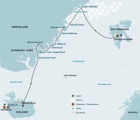 北東グリーンランド探検クルーズ14日間｜北行き
