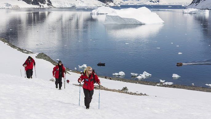 上陸観光/南極クルーズ