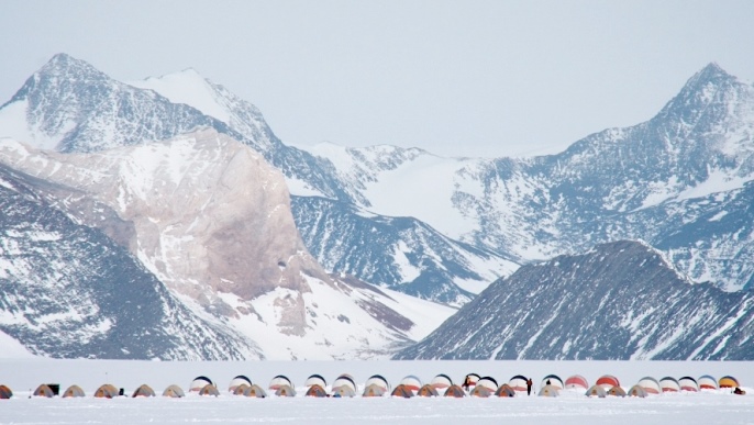 ユニオングレーシャー・ベースキャンプ／南極観光