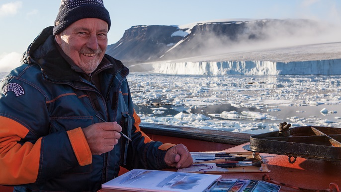 船上からの景色/北極クルーズ