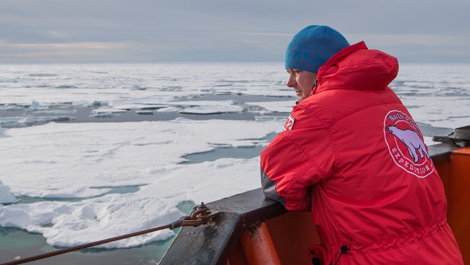船上からの景色/北極クルーズ