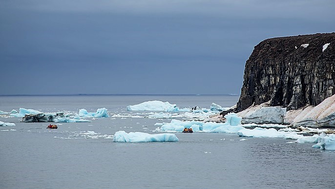 ルドルフ島/北極旅行