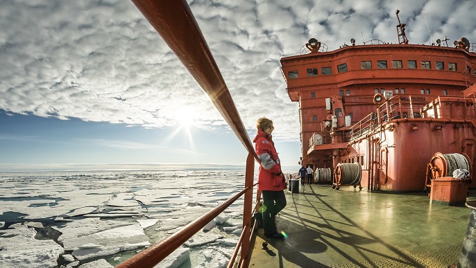 船上からの景色/北極クルーズ