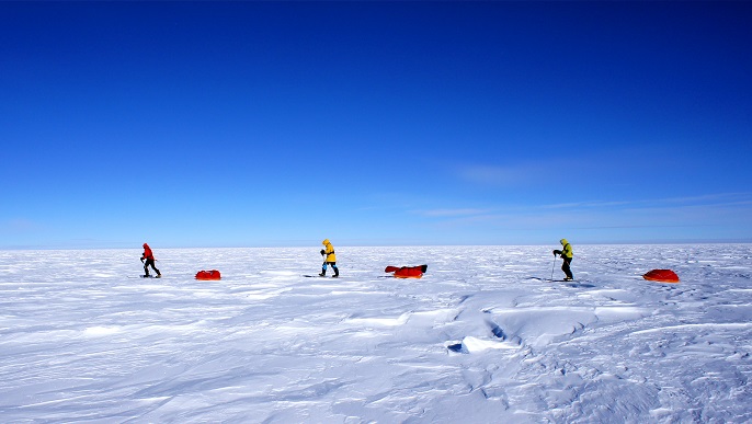 スキー_南極旅行