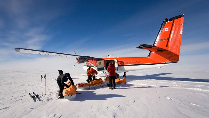 飛行機_南極旅行
