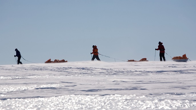 スキー_南極旅行