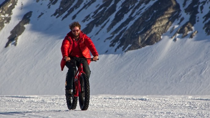ファットバイク_南極観光
