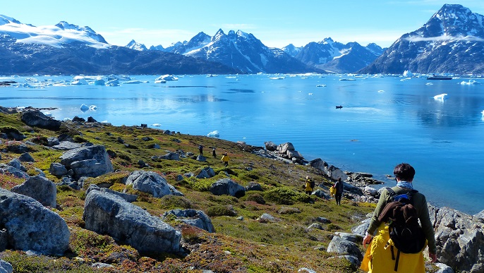 上陸観光/北極旅行