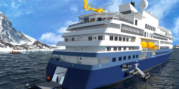 クォーク社待望の新造船ウルトラマリン2020-21南極シーズンに登場予定