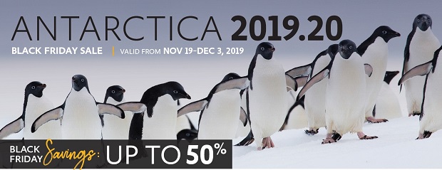【割引情報】2019-20年南極ラストミニッツ 最大50%割引
