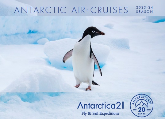 アンタークティカ21社 2023-24年 南極フライ＆クルーズ発表！