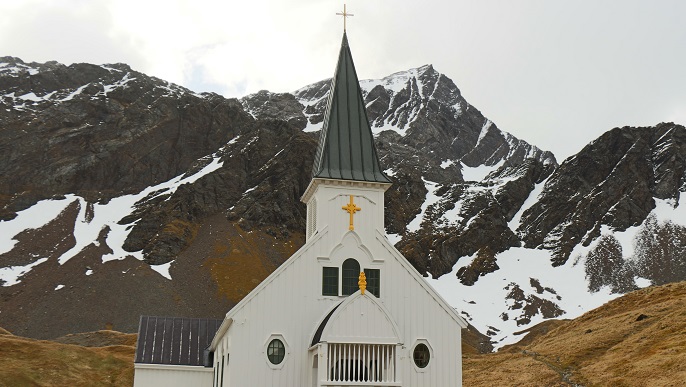 グリトビケンの教会／南極観光